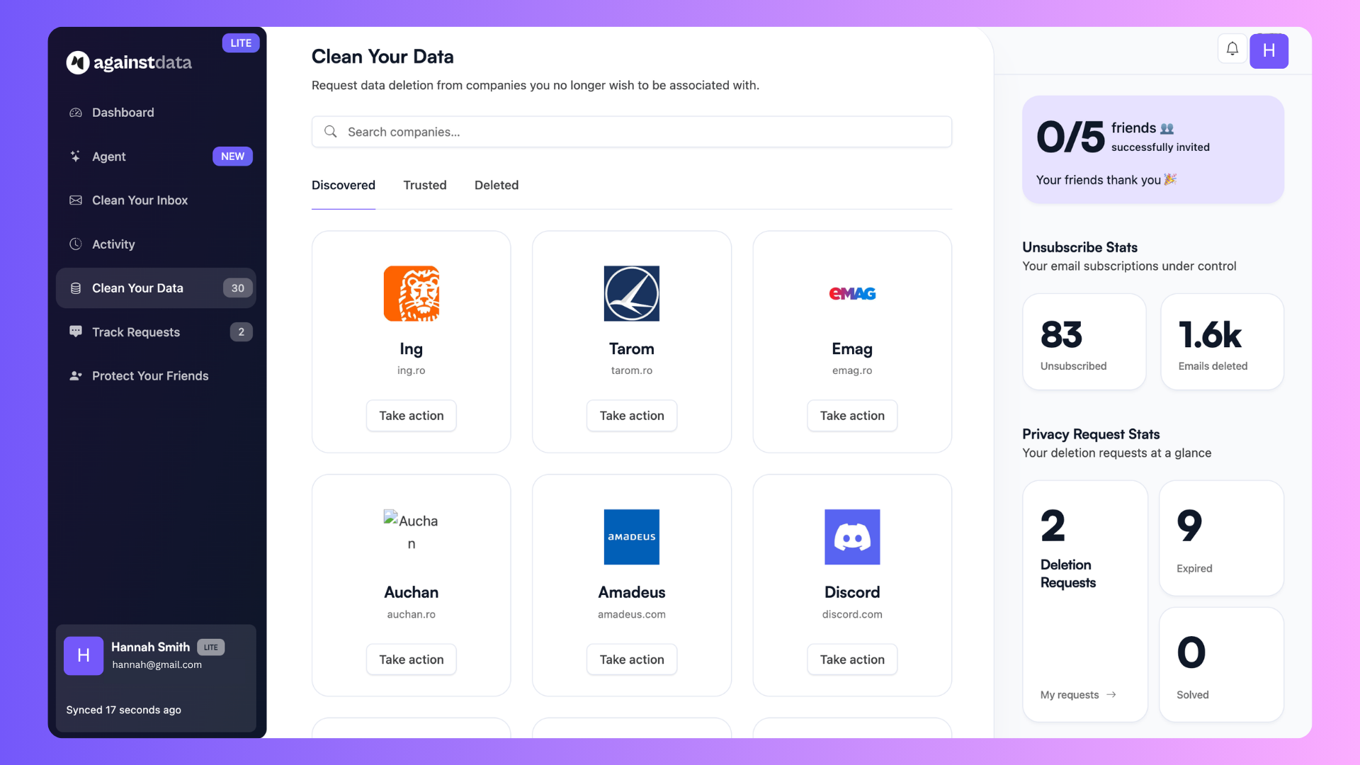 Keep your data protected