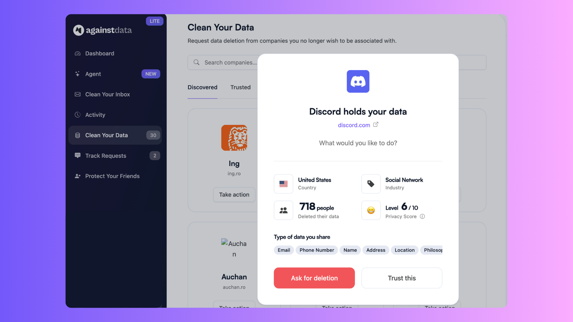 Keep your data protected