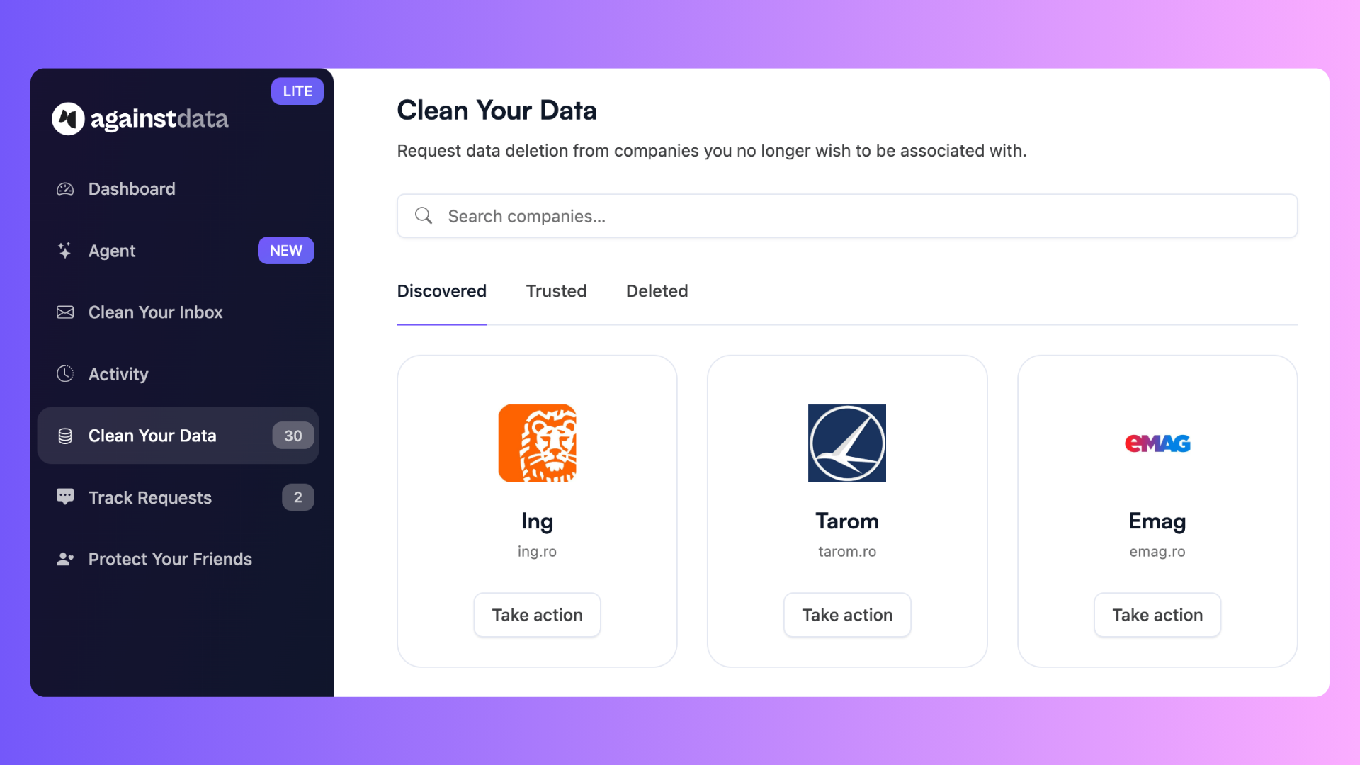 Protect your personal data
