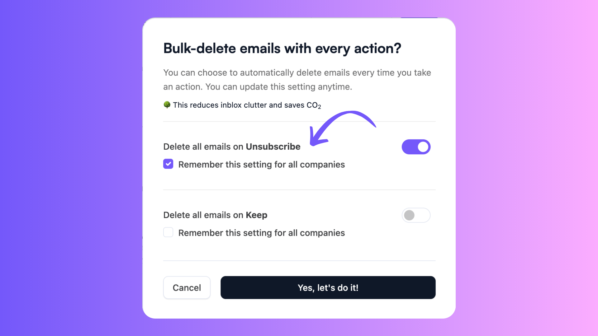 Bulk delete emails with AgainstData